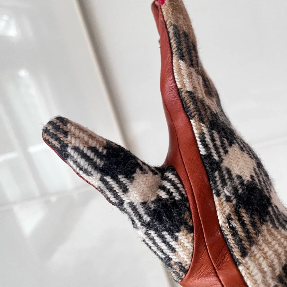 Women’sBrown Leather Gloves⭐️ As Is